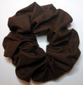 Brown Cotton Scrunchy - Regular