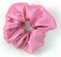 Rose Pink Silk Charmeuse Scrunchy - Regular