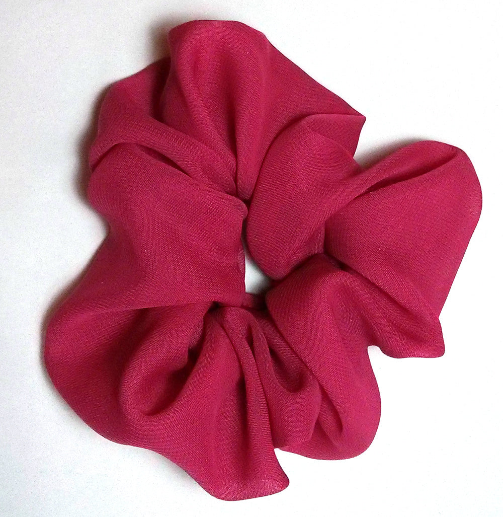 Berry Chiffon Hair Scrunchy - Regular