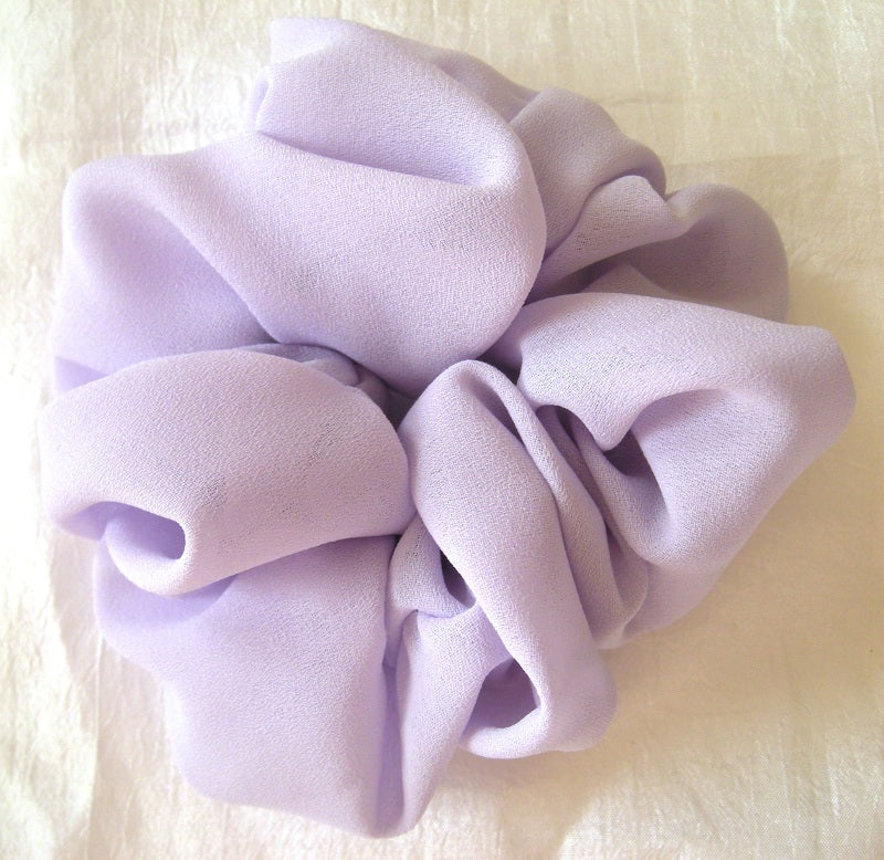 Lilac Georgette Scrunchy - Regular