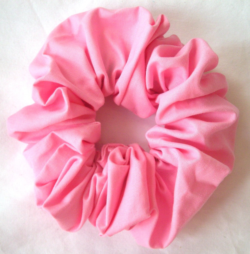 Pink Cotton Scrunchy - Jumbo