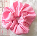 Pink Cotton Scrunchy - Regular