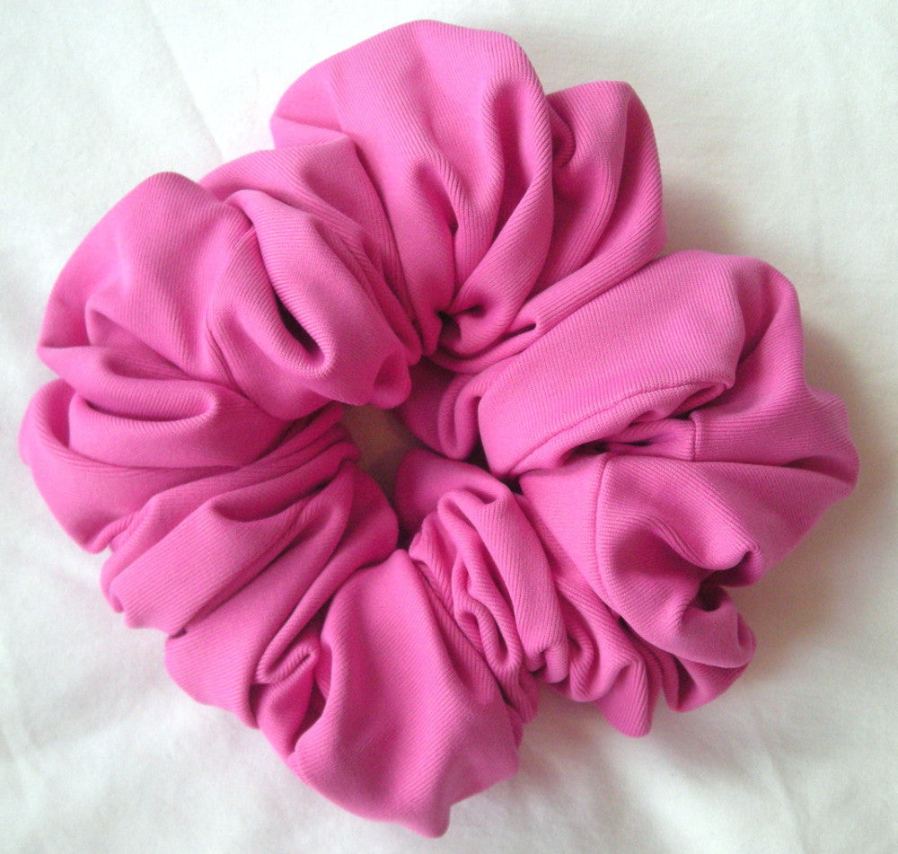 Dahlia Pink Sports Scrunchy - Jumbo