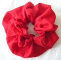 Red Cotton Scrunchy - Regular