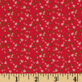 Red Print Cotton Scrunchy - Full