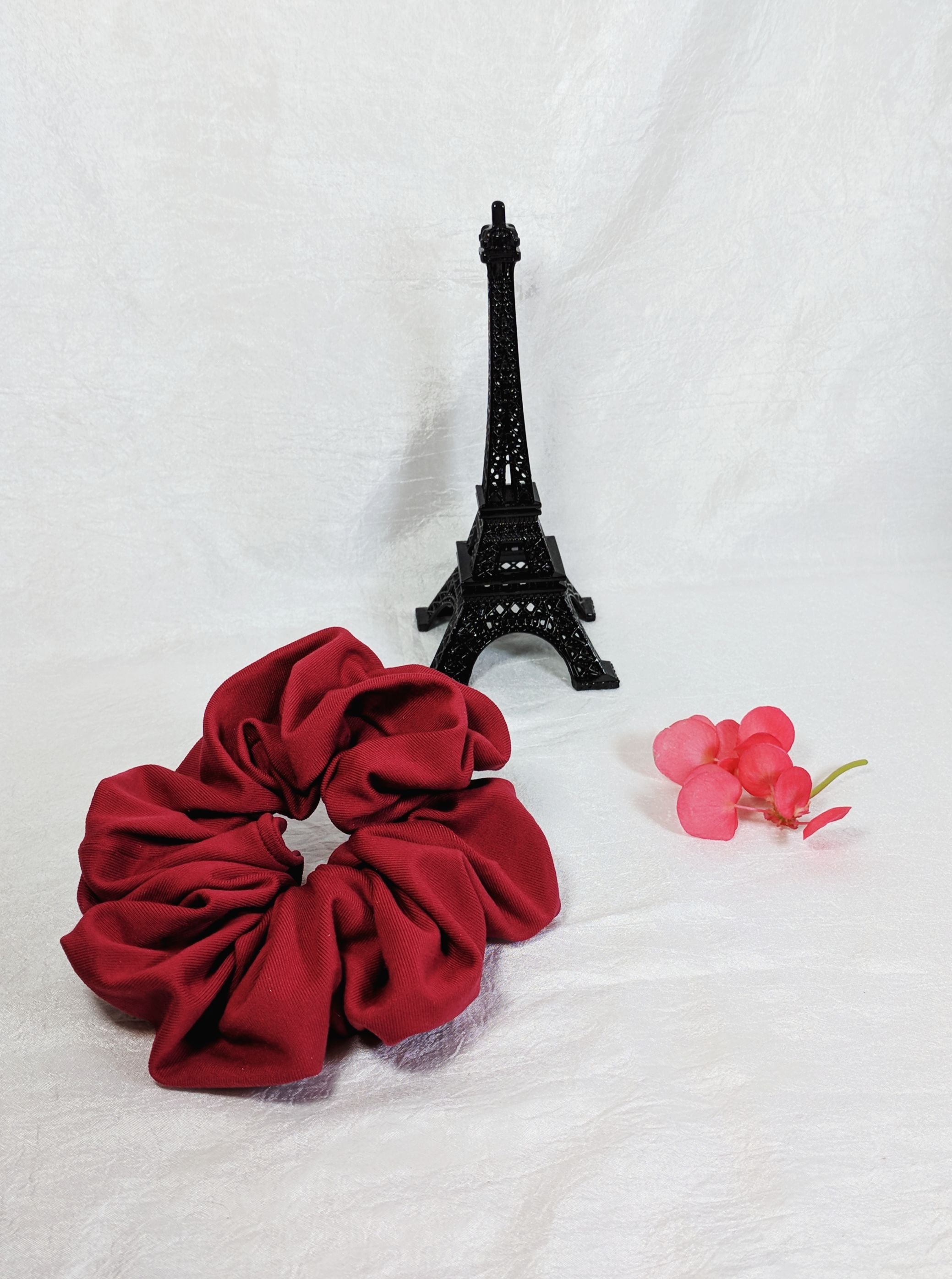Red Eco-Friendly Sports Hair Scrunchy - Large