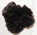 Green and Red Iridescent Hair Scrunchy - Regular