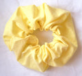 Yellow Cotton Scrunchy - Regular