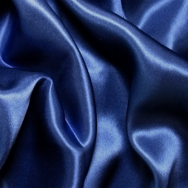 Sapphire Blue Silk Charmeuse