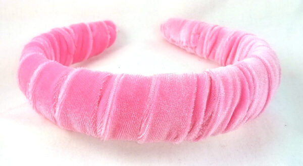 Neon Pink  Velvet Padded Headband