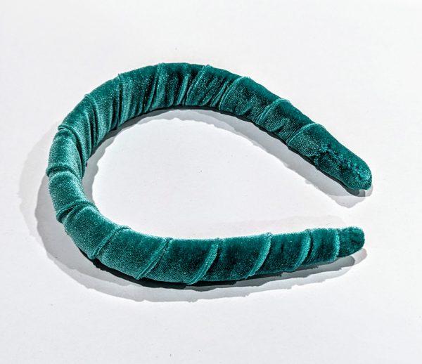 Seafoam Green Velvet Headband - Image 3