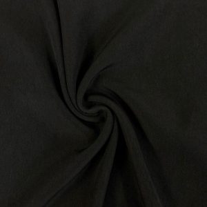 Black Peachskin fabric