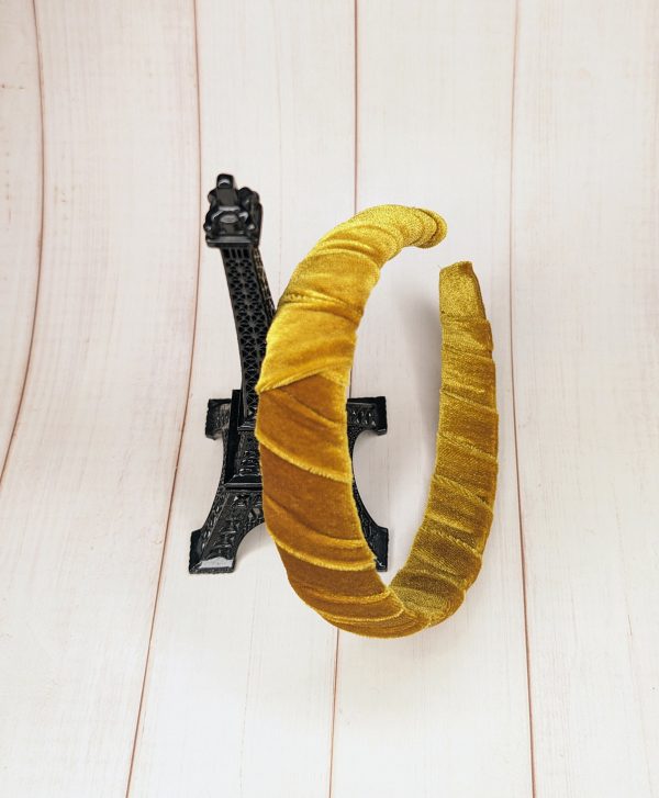 Gold Velvet Headband